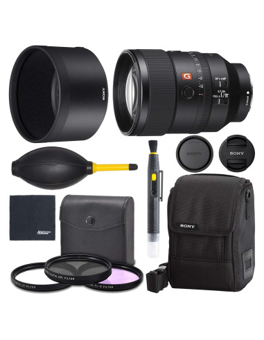 Lente Sony FE 135mm f/1.8 GM E-Mount + Paquete de Inicio AOM
