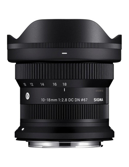 Lente Sigma 10-18mm F2.8 DC DN APS-C para Canon RF-Mount Lente Sigma 10-18mm F2.8 DC DN APS-C para Canon RF-Mount