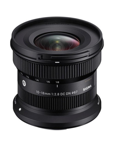 Lente Sigma 10-18mm F2.8 DC DN APS-C para Canon RF-Mount
