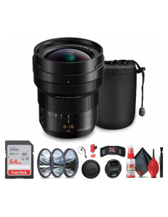 Lente Panasonic Leica DG Vario-Elmarit 8-18mm f/2.8-4 ASPH. Kit Completo