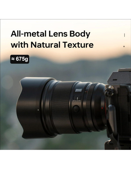 Lente Viltrox 75mm f/1.2 E-Mount para cámaras Sony