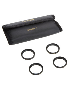 Conjunto de Filtros Macro Vivitar Series 1 +1 +2 +4 +10 37mm