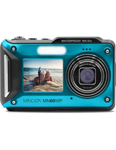 Cámara Digital Impermeable Minolta MN60WP 48MP 4K UHD