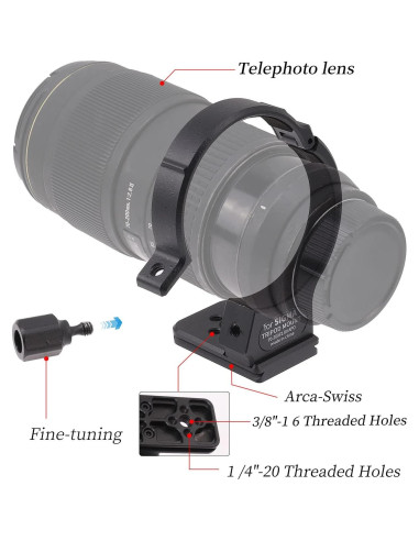 Anillo de Montaje de Trípode Foto4easy 71mm para Sigma 70-200mm