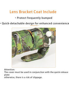 Funda Impermeable Camuflaje CHASING BIRDS para Lente Olympus 150-400mm 2