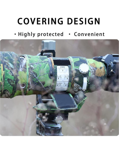 Funda Impermeable Camuflaje CHASING BIRDS para Lente Olympus 150-400mm