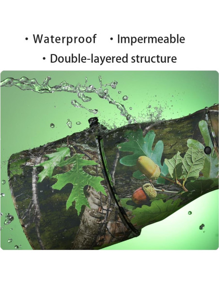 Funda Impermeable Camuflaje CHASING BIRDS para Lente Olympus 150-400mm