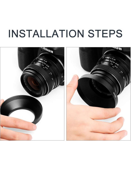 Capucha de lente gran angular 46 mm + tapa pinza 62 mm X-SweetDream