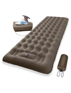 Almohadilla Inflable MEETPEAK 5" Extra Gruesa para Dormir