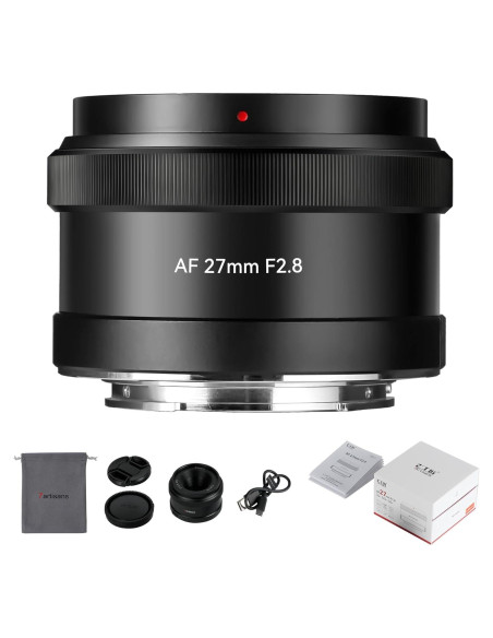 Lente 7artisans AF 27mm F2.8 para cámaras Sony E - Autoenfoque Lente 7artisans AF 27mm F2.8 para cámaras Sony E - Autoenfoque