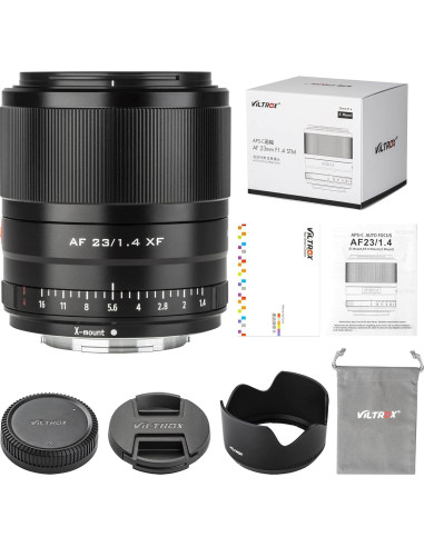 Lente VILTROX 23mm F1.4 STM para Fujifilm X-Mount