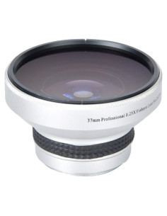 Lente Ojo de Pez 0.25X Dpofirs 37mm para Teléfono y Cámara