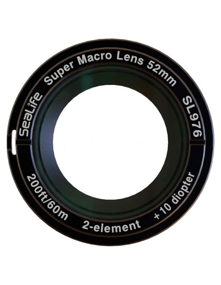 Lente Macro Super SeaLife DC-Series 52mm + Adaptador Lente Macro Super SeaLife DC-Series 52mm + Adaptador