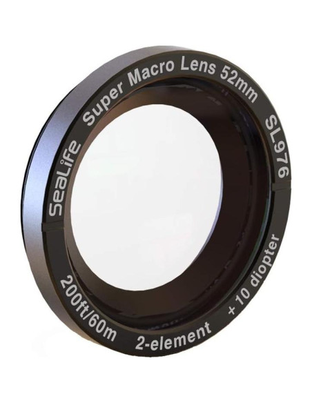 Lente Macro Super SeaLife DC-Series 52mm + Adaptador Lente Macro Super SeaLife DC-Series 52mm + Adaptador