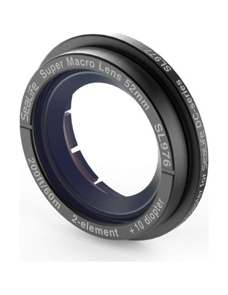 Lente Macro Super SeaLife DC-Series 52mm + Adaptador Lente Macro Super SeaLife DC-Series 52mm + Adaptador