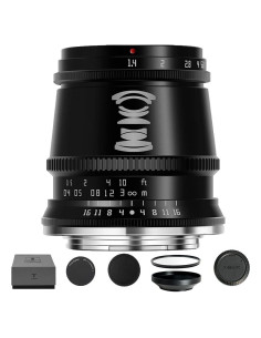 Lente Gran Angular TTArtisan 17mm F1.4 para Fuji X Mount