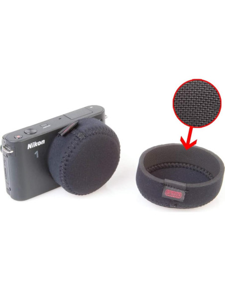 Capucha de Lente OP/Tech USA PK Mini Neopreno Negro