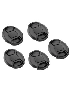 5 Tapas de Lente Frontal 52mm Fotasy para Cámara DSLR