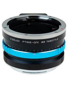 Adaptador de Montura Fotodiox para Lentes Pentax 645 a Fujifilm G-Mount con Filtro ND Variable