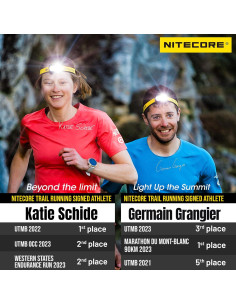 Linterna Frontal Nitecore NU43 1400 Lúmenes Recargable USB-C 2