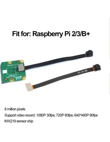 Módulo de Cámara Bewinner 1080P HD 8MP USB para Raspberry Pi