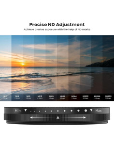 Filtro ND2-400 Variable 67mm Akanabi para Teléfono y DSLR 2