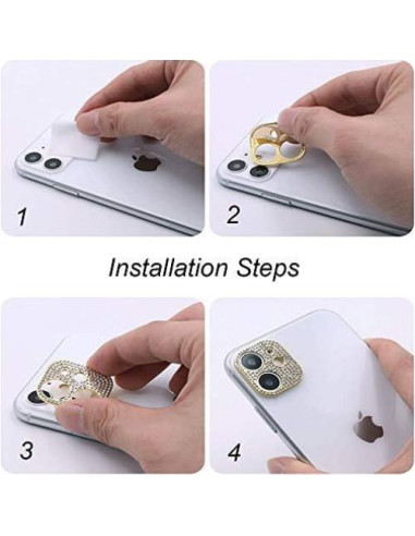 Protector de lente de cámara GSRYPC para iPhone 12 - 2 Pack