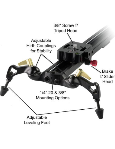 Fotodiox Pro SlideCam 600 Estabilizador de Video 60.96 cm