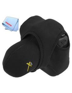 Funda Reversible Neopreno Stretchy Extra Grande Tronixpro para Cámaras SLR