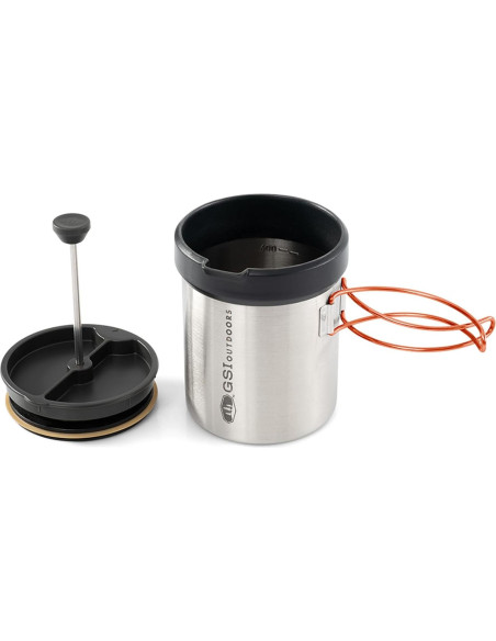 Taza de Prensa GSI Outdoors Glacier 650 ml Acero Inoxidable