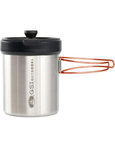 Taza de Prensa GSI Outdoors Glacier 650 ml Acero Inoxidable