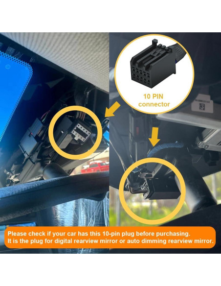 Adaptador de corriente FitDVR para cámara de tablero 5V 12V Adaptador de corriente FitDVR para cámara de tablero 5V 12V