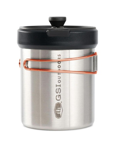 Taza de Prensa GSI Outdoors Glacier 650 ml Acero Inoxidable