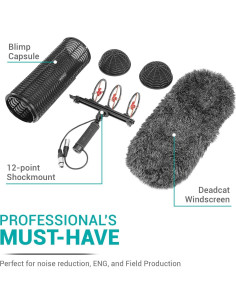 Sistema de Protección Movo BWS1000 para Micrófonos Escopeta 2