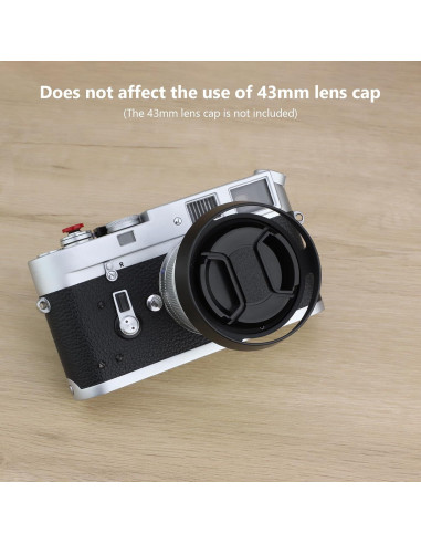 Capucha de Lente Metálica Haoge LH-ZV05 para Carl Zeiss y Voigtlander