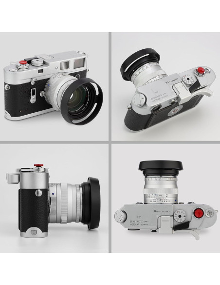 Capucha de Lente Metálica Haoge LH-ZV05 para Carl Zeiss y Voigtlander