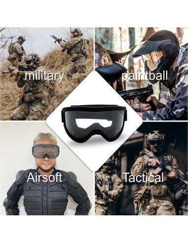 Gafas de Tiro Tácticas HUNTERSKY Antivaho Verde Grado Militar