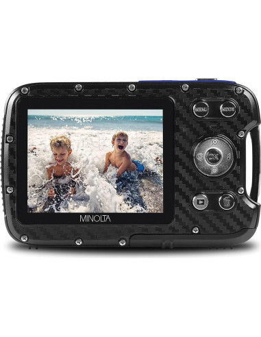 Cámara Digital Impermeable Minolta MN30WP 21MP 1080p HD Azul