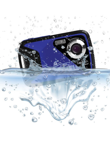 Cámara Digital Impermeable Minolta MN30WP 21MP 1080p HD Azul