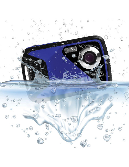 Cámara Digital Impermeable Minolta MN30WP 21MP 1080p HD Azul Cámara Digital Impermeable Minolta MN30WP 21MP 1080p HD Azul