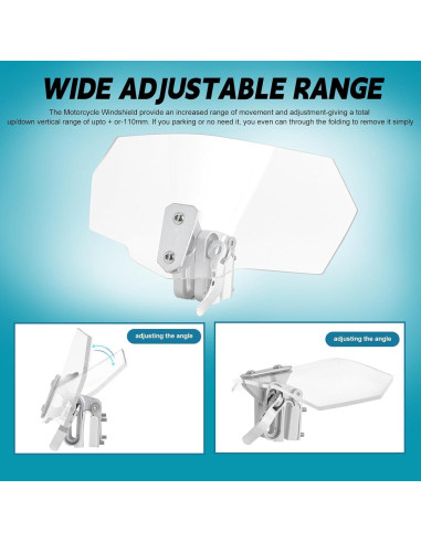 Deflectores de Parabrisas para Motocicleta Kawasaki ER6F Z750 Z1000