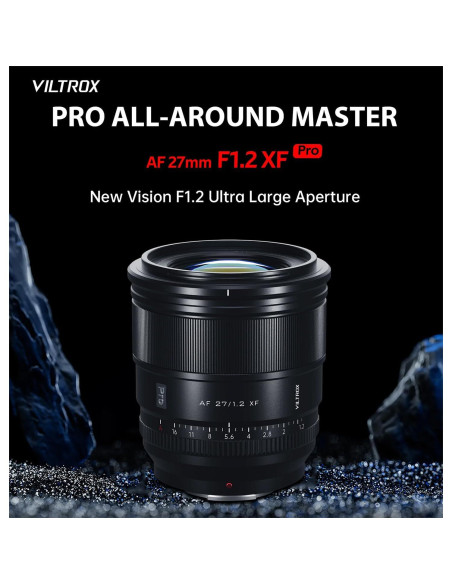 Lente VILTROX AF 27mm f/1.2 para Fujifilm X-Mount, Metal