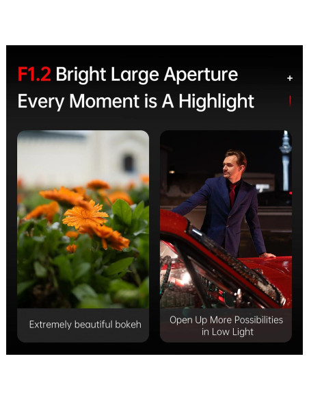 Lente VILTROX AF 27mm f/1.2 para Fujifilm X-Mount, Metal