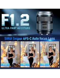 Lente Gran Angular Autofocus SIRUI 16mm F1.2 para APS-C 2