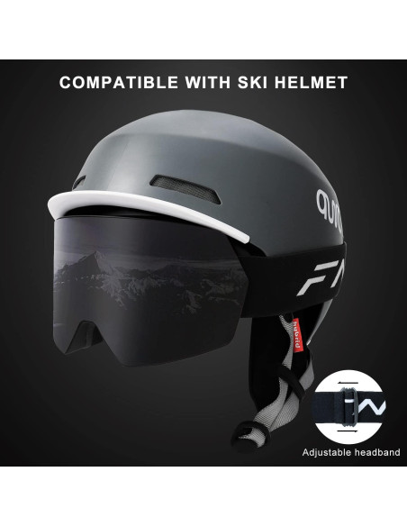 Gafas de esquí FMY UV400 antiempañante para adultos