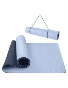 Esterilla de Yoga IUGA Antideslizante 182.88x60.96cm Gris
