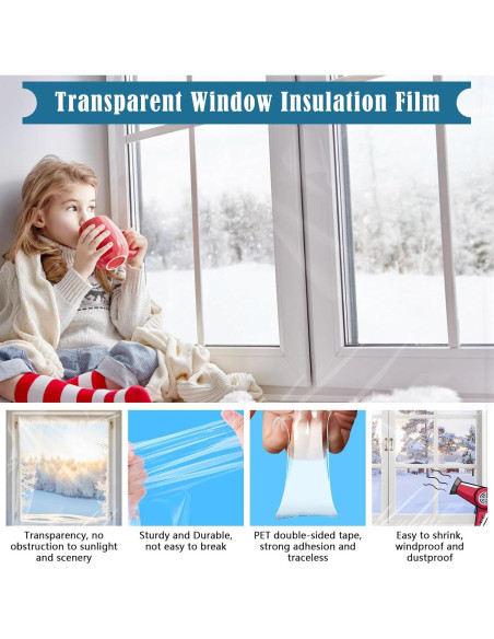 Kit de Aislamiento de Ventanas Phoncoo 220x1000 cm con Cinta