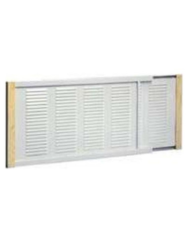 Ventilador con Pantalla Frost King AWS1207 Blanco 10cm x 21-37cm