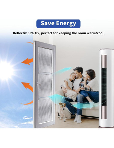 Aislamiento Reflectante Toldear 60cm x 3.05m para Ventanas