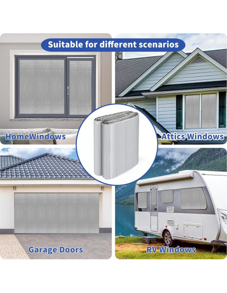 Aislamiento Reflectante Toldear 60cm x 3.05m para Ventanas